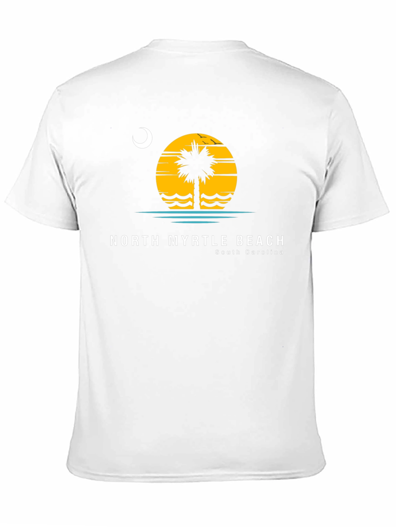 North Myrtle Beach Palm Tree Graphic T-Shirt