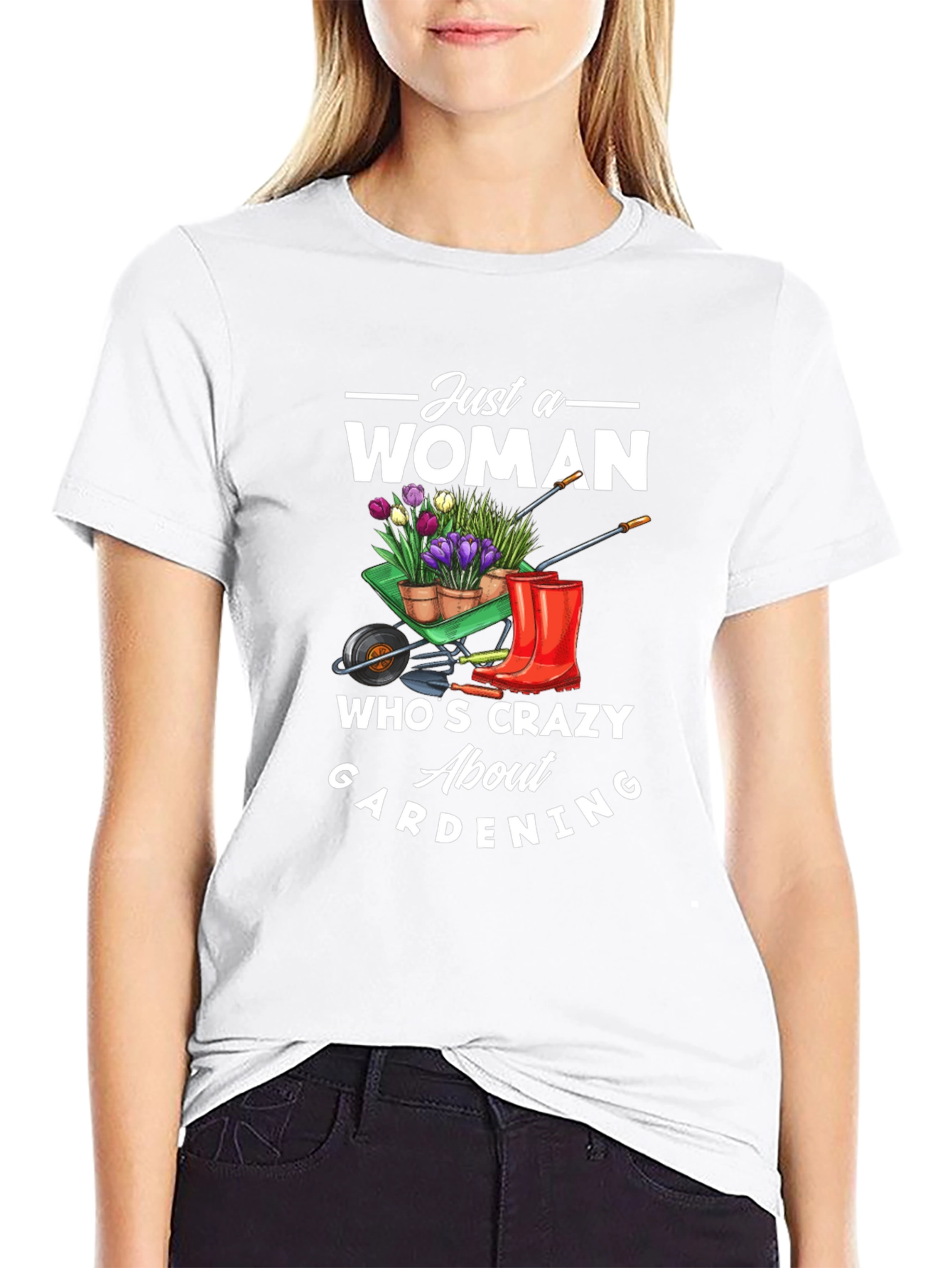 Crazy Gardening Woman T-Shirt