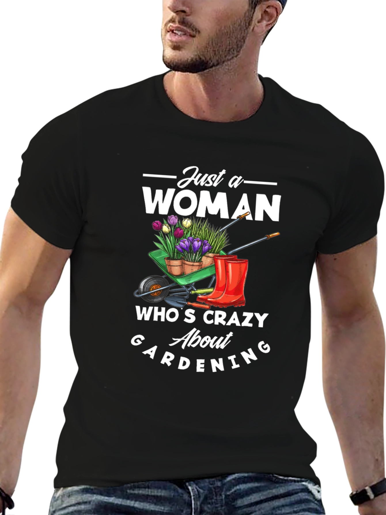 Crazy Gardening Woman T-Shirt