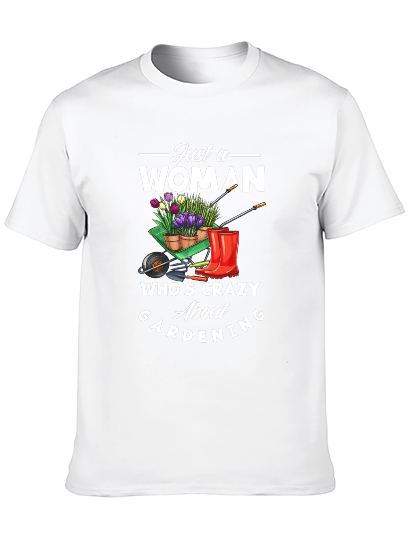 Crazy Gardening Woman T-Shirt
