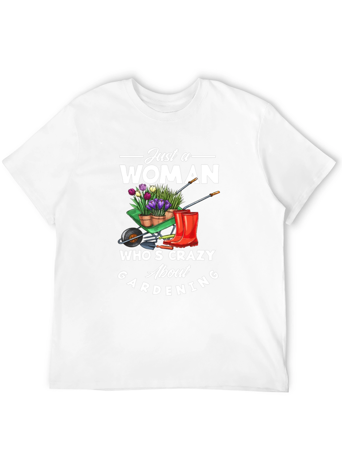 Crazy Gardening Woman T-Shirt