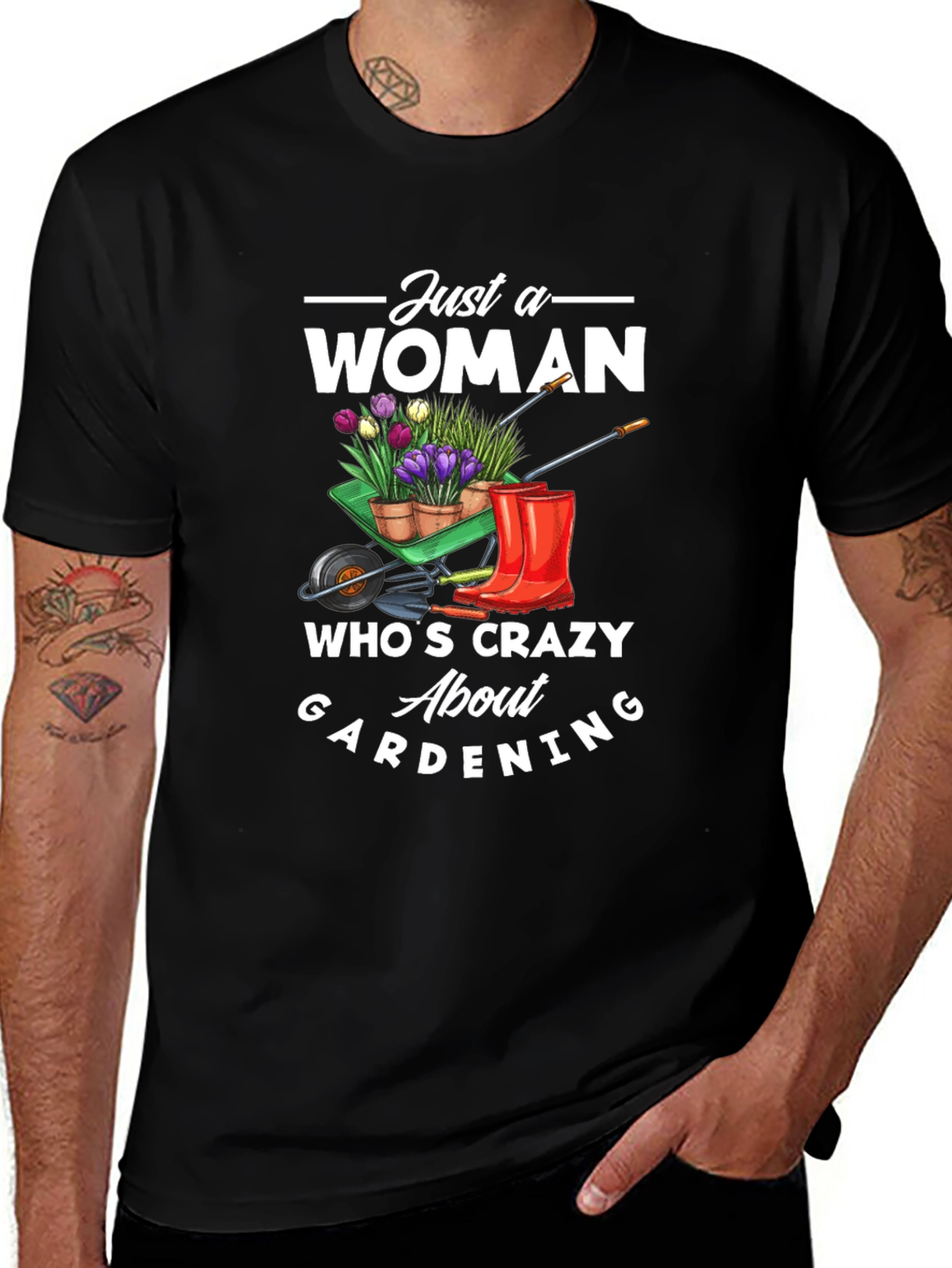 Crazy Gardening Woman T-Shirt