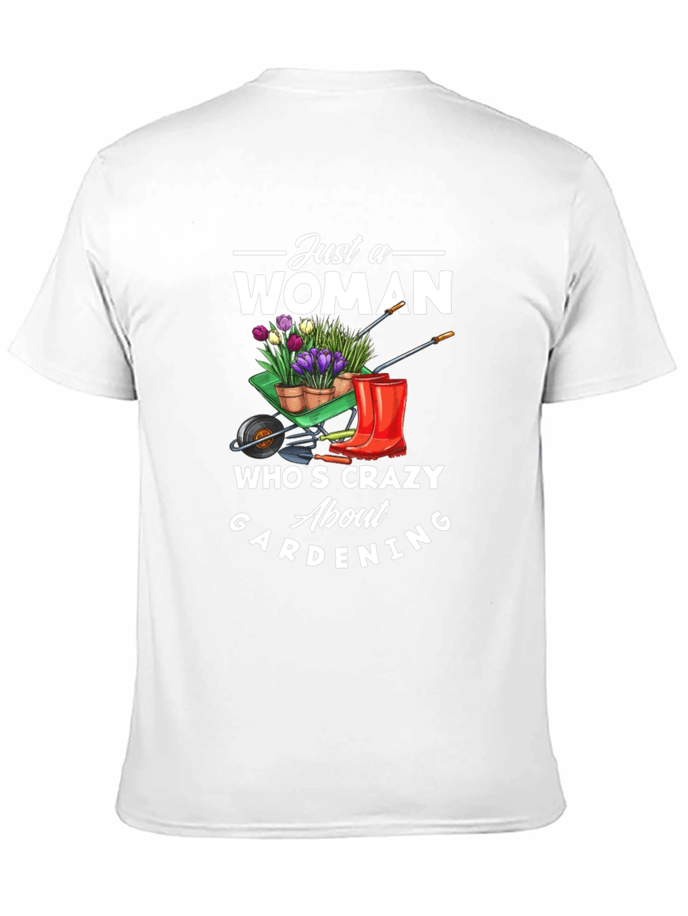 Crazy Gardening Woman T-Shirt