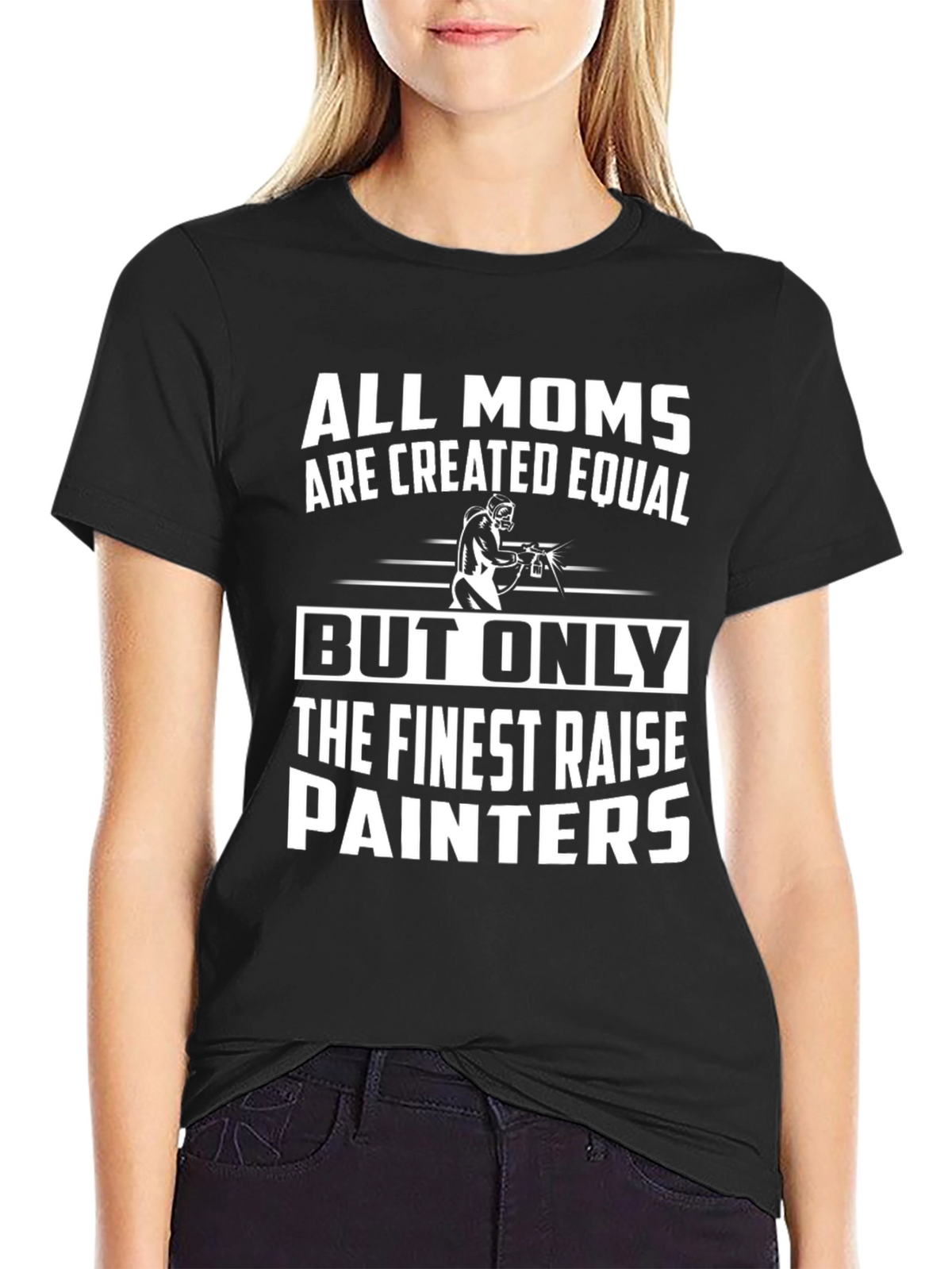 Finest Raise Painters Black Graphic T-Shirt