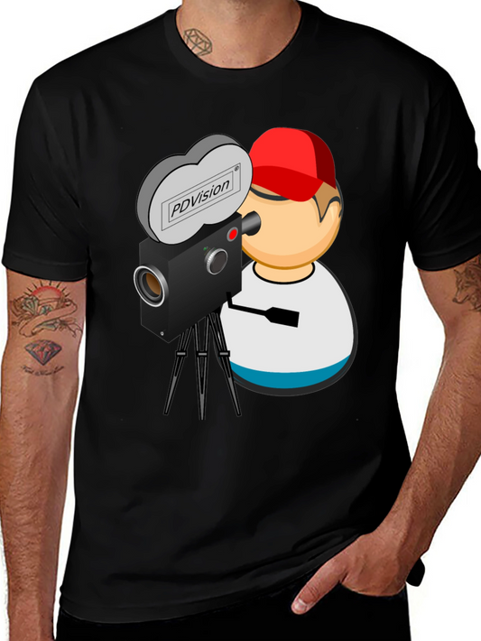 Retro Film Camera T-Shirt - Cinematographer Tee