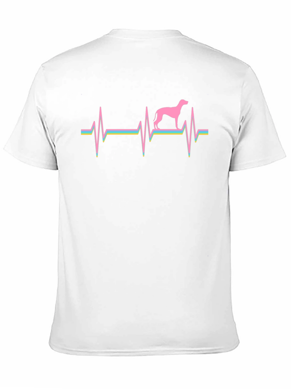 Dog Breed Heartbeat T-Shirt - Black