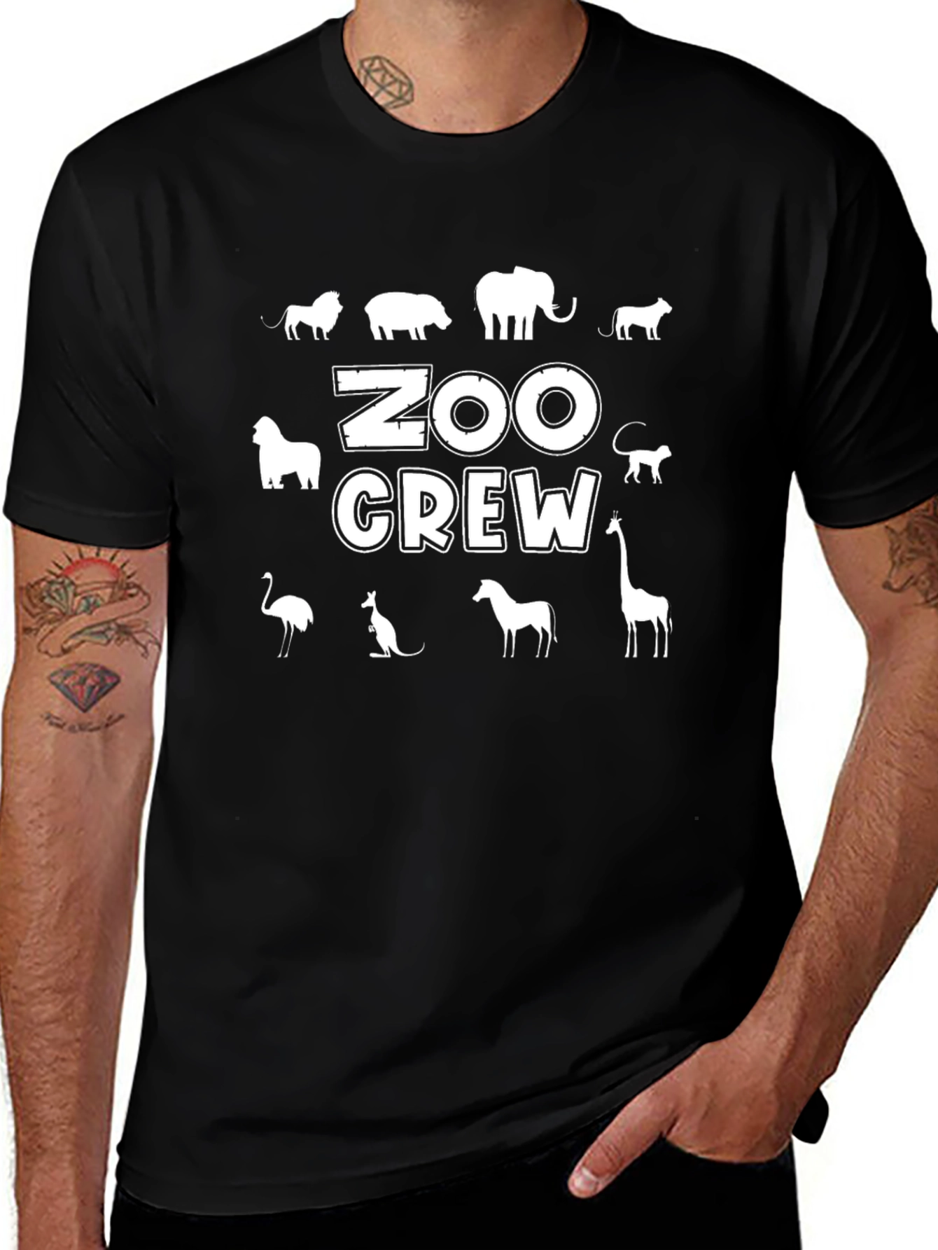 Zoo Crew Graphic Tee - Animal Lover T-Shirt