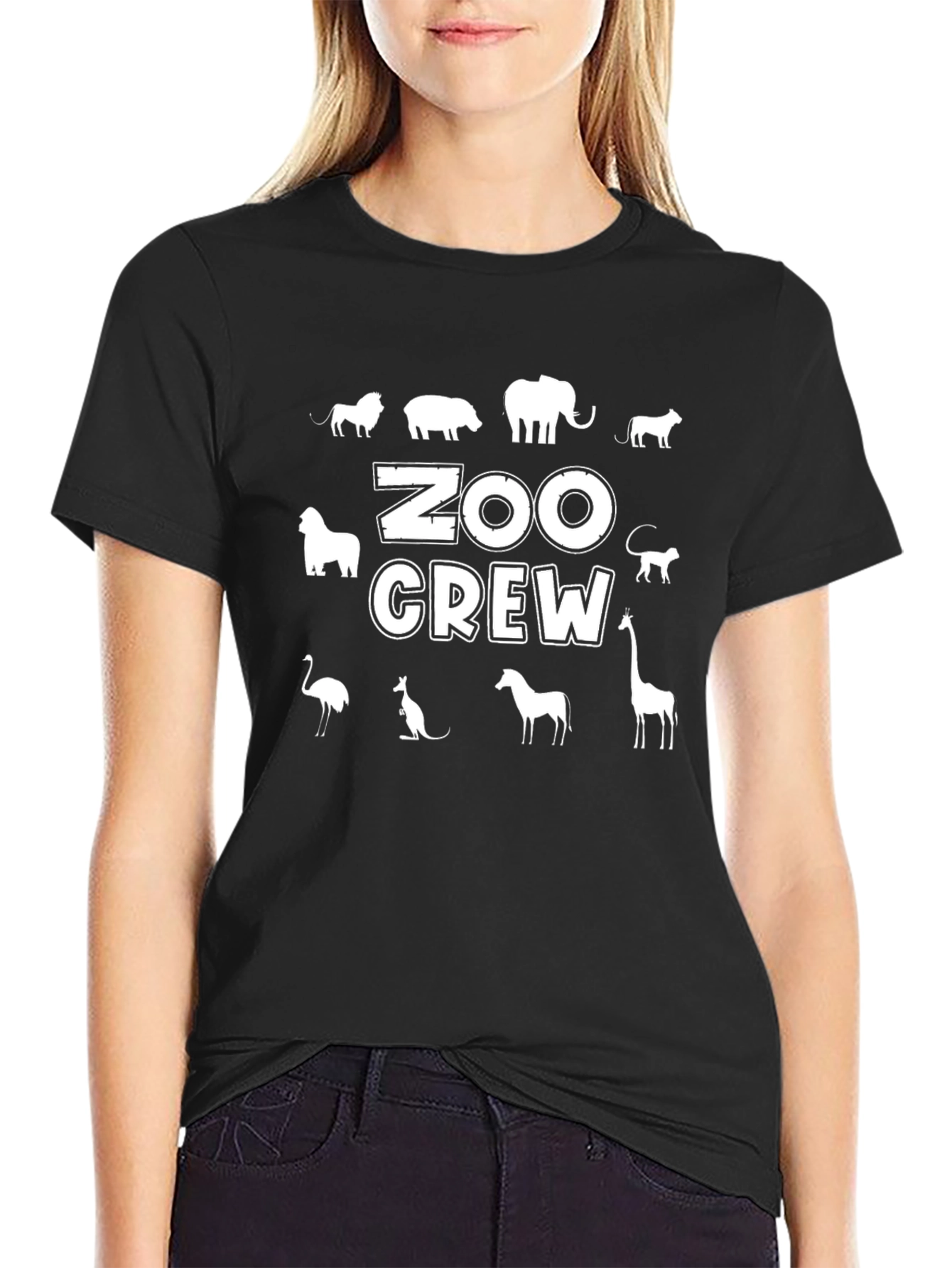 Zoo Crew Graphic Tee - Animal Lover T-Shirt