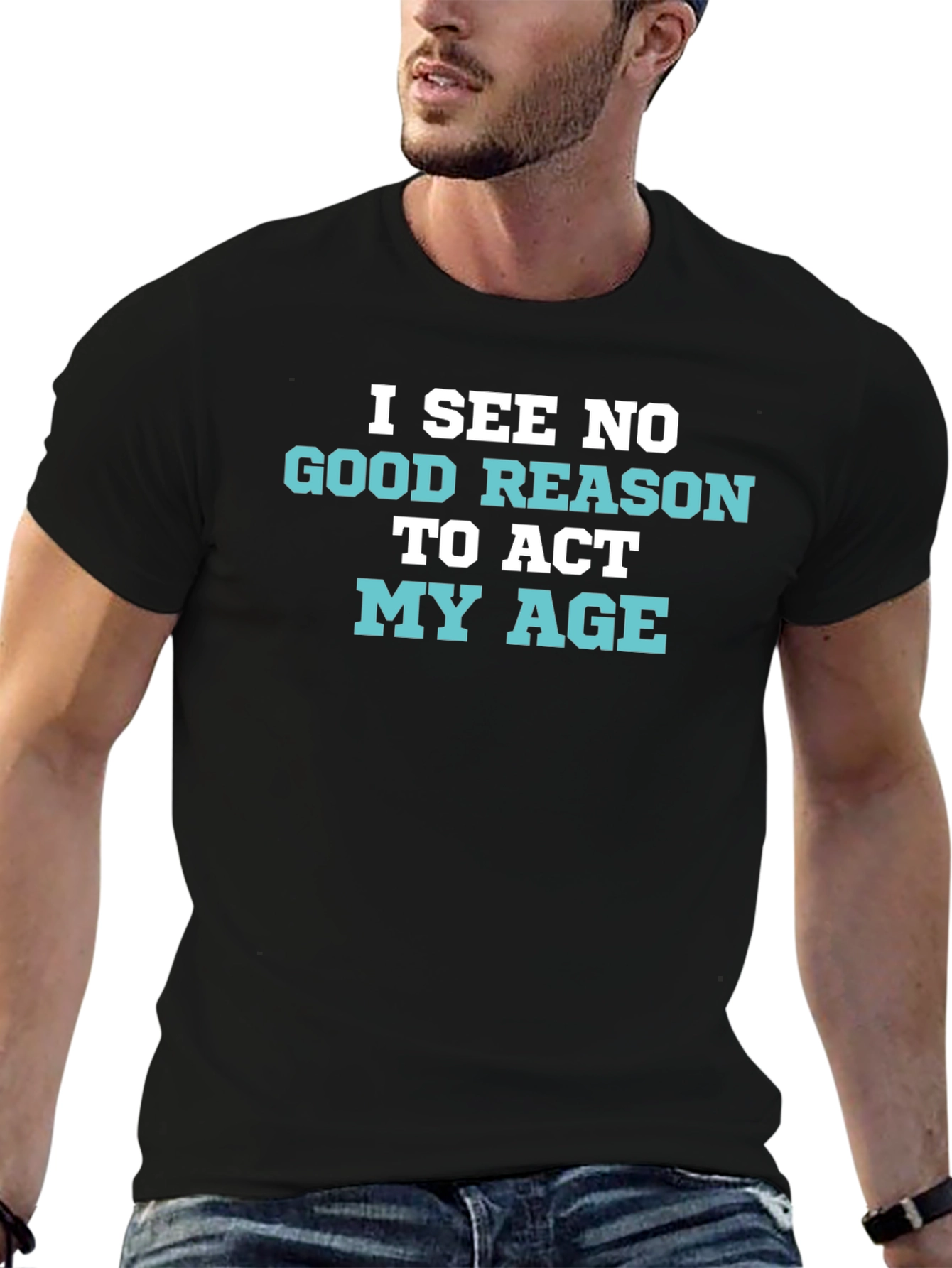 Funny I See No Good Reason Graphic Tee