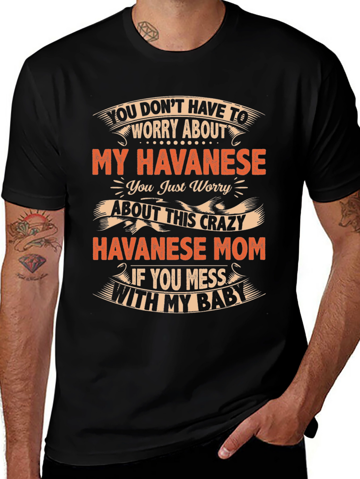 Havanese Mom Crazy Baby T-Shirt
