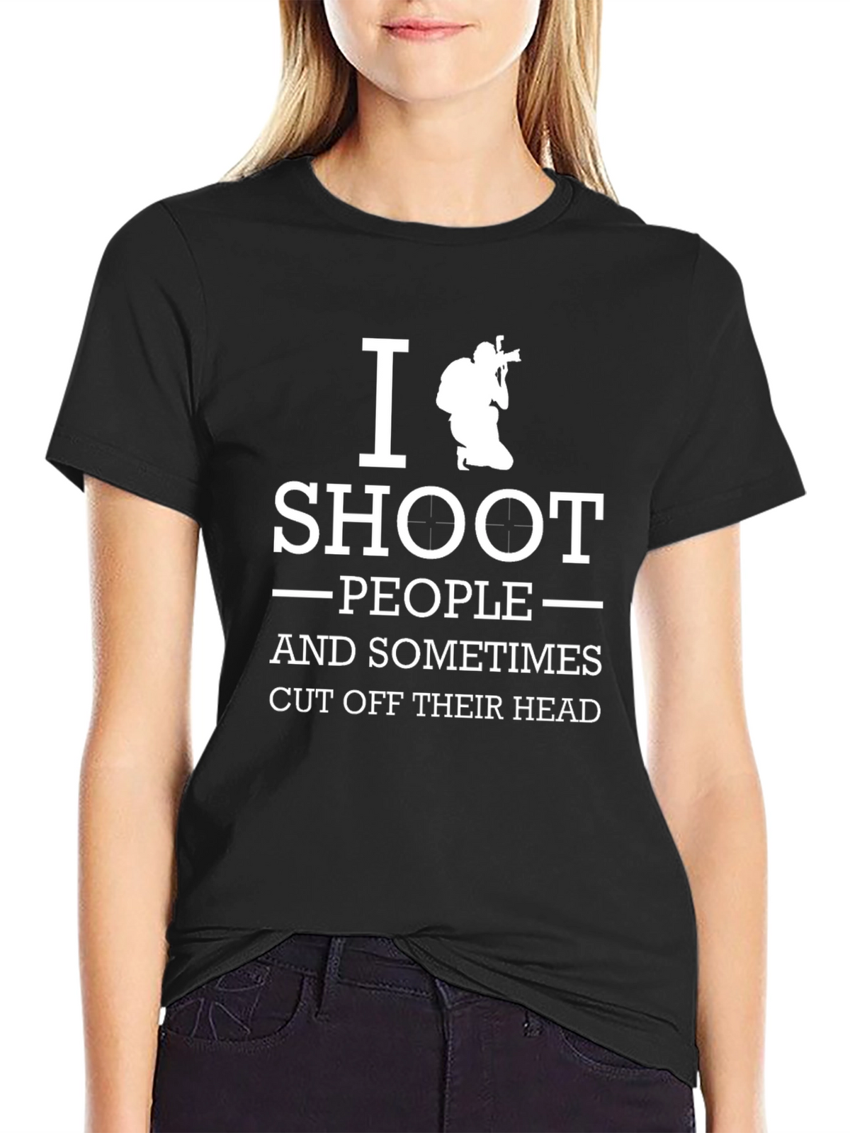 I Shoot People Photography T-Shirt