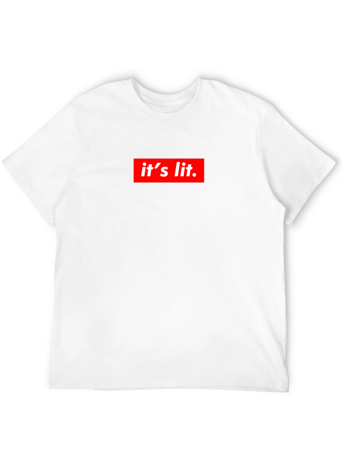 Its Lit Graphic Tee - Trendy Statement Shirt