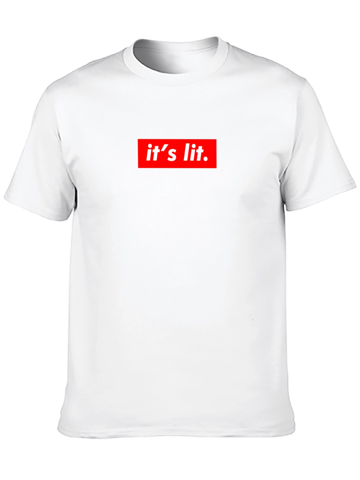 Its Lit Graphic Tee - Trendy Statement Shirt