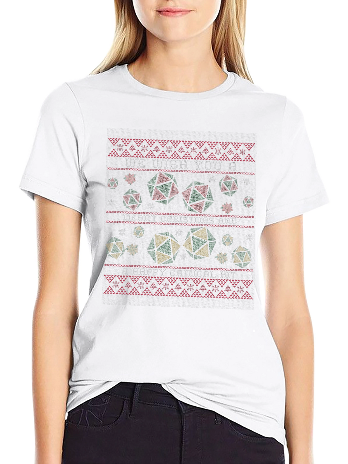 D&D Christmas T-Shirt: Critical Hit Holiday Tee