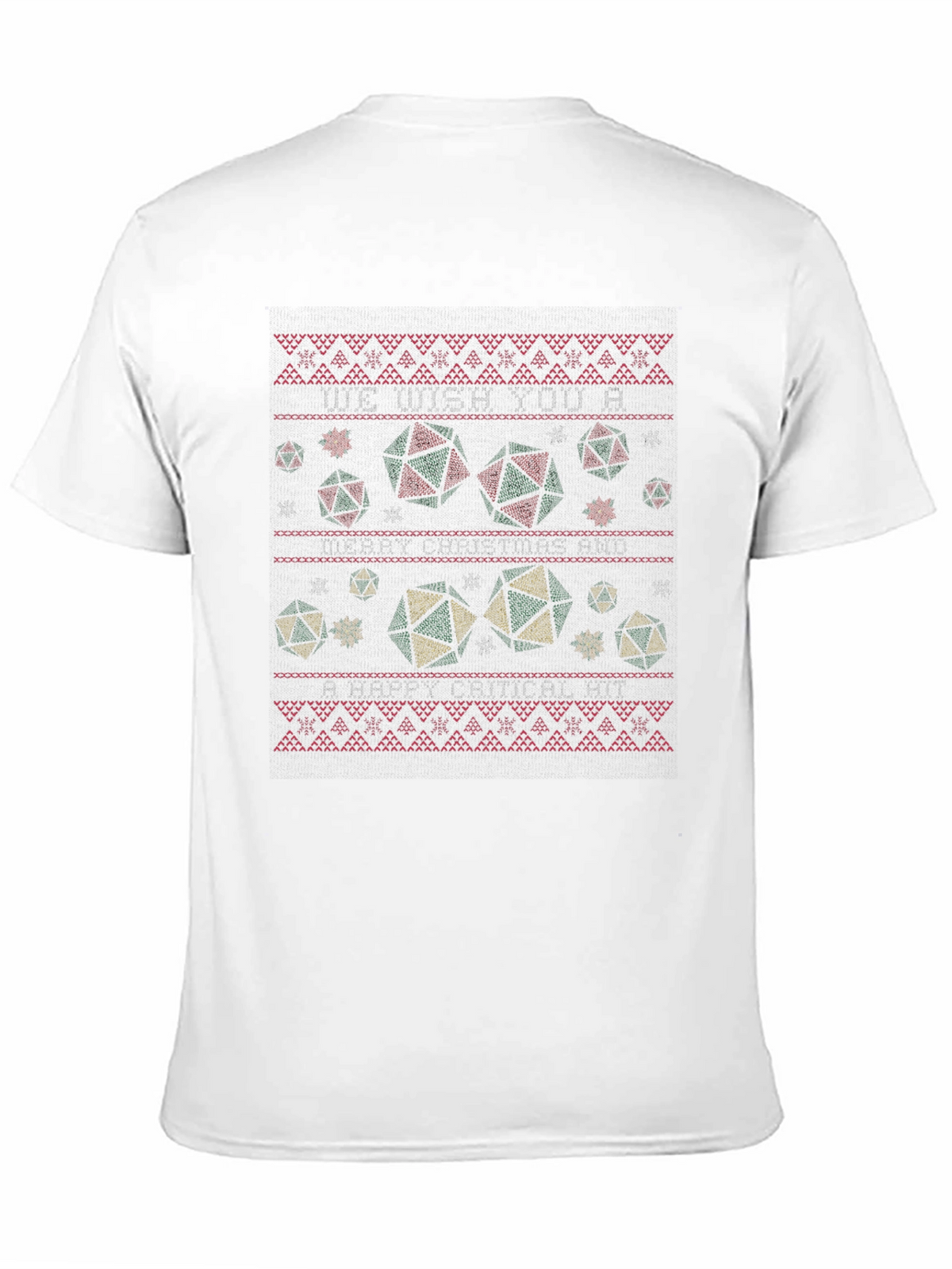 D&D Christmas T-Shirt: Critical Hit Holiday Tee