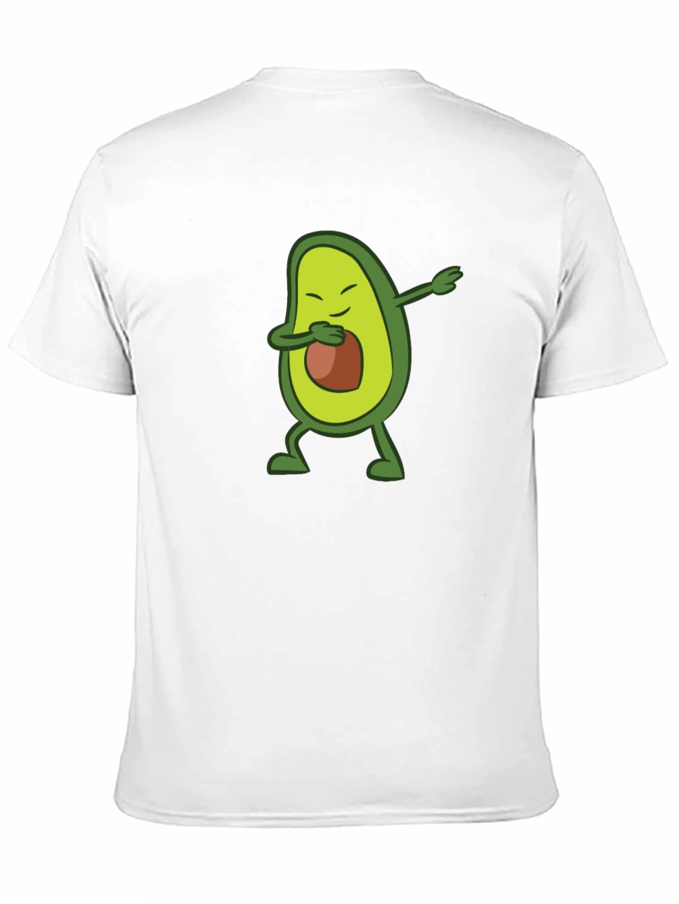 Dabbing Avocado Graphic Tee - Black