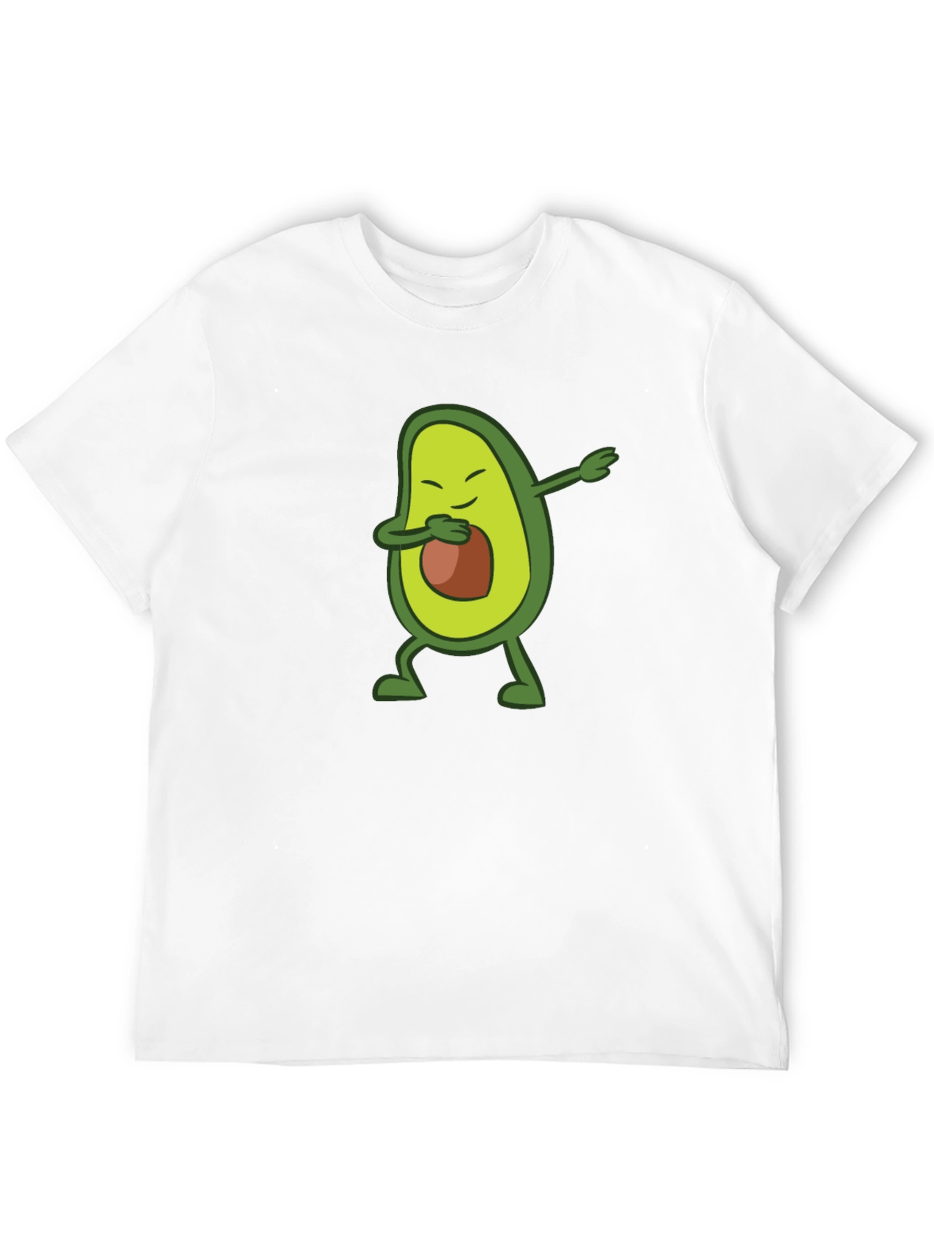 Dabbing Avocado Graphic Tee - Black