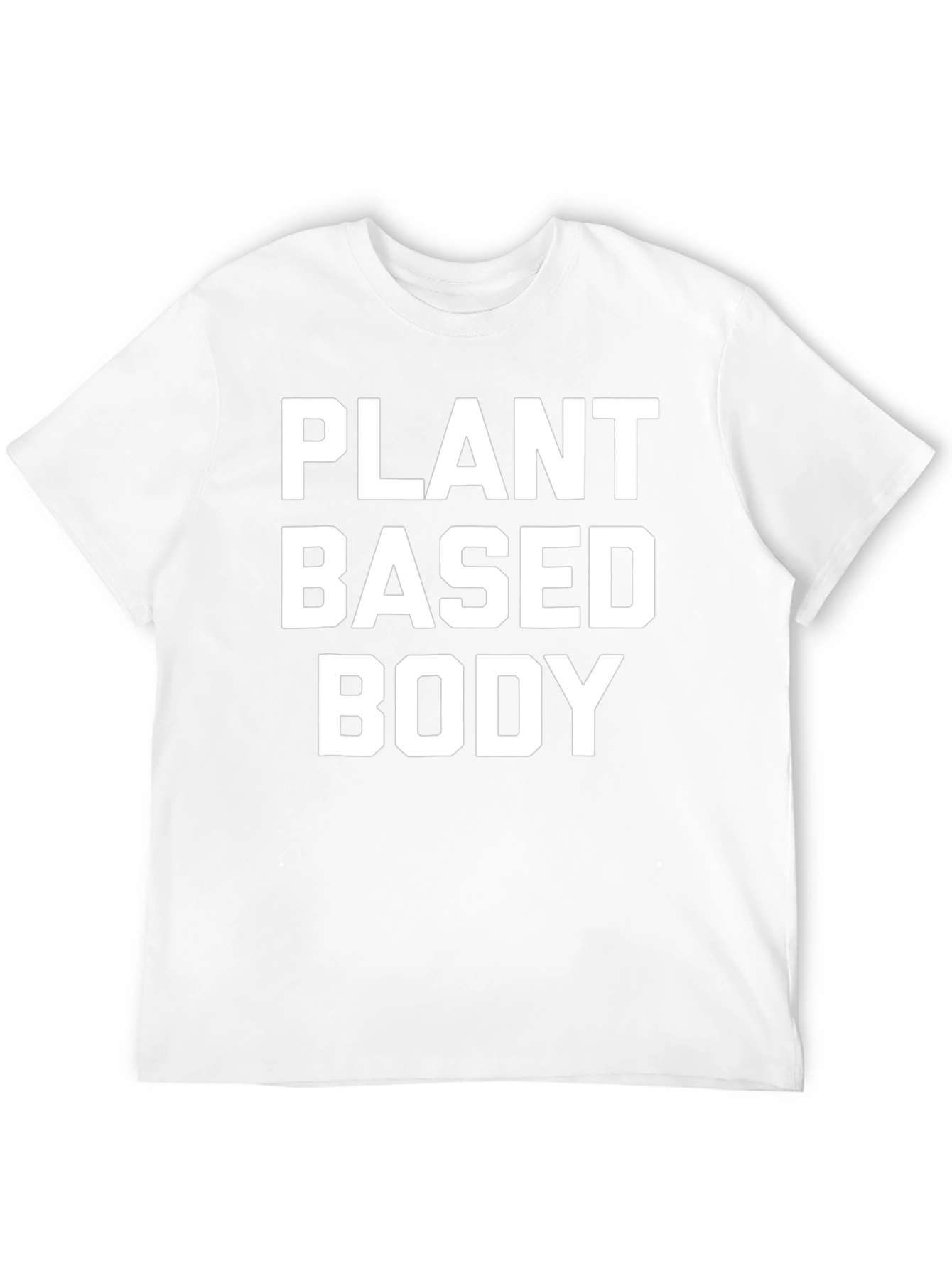 Plant Based Body Graphic T-Shirt - Vegan Fitness Apparel
