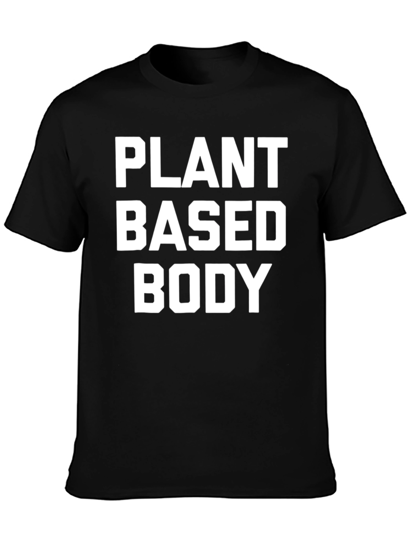 Plant Based Body Graphic T-Shirt - Vegan Fitness Apparel