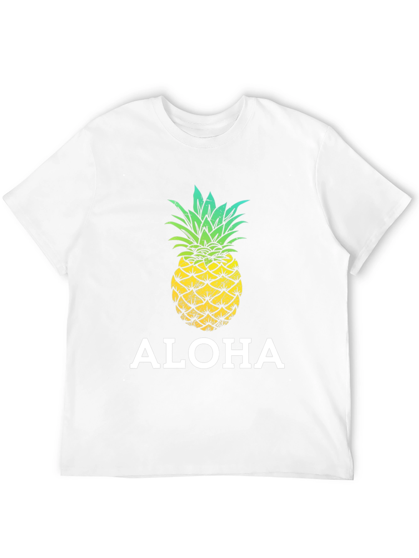 Aloha Pineapple Graphic T-Shirt - Tropical Summer Tee
