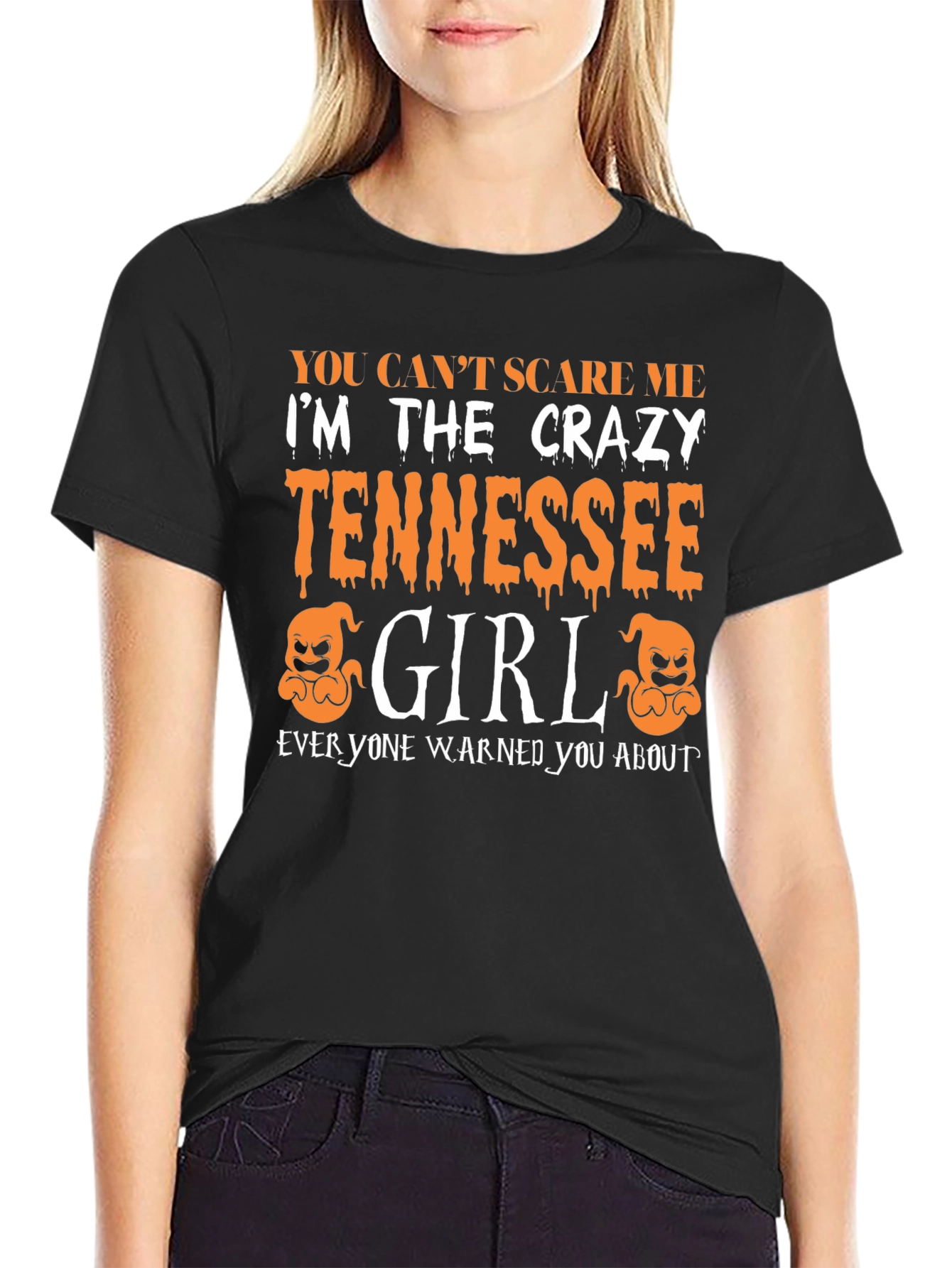 Crazy Tennessee Girl Halloween T-Shirt