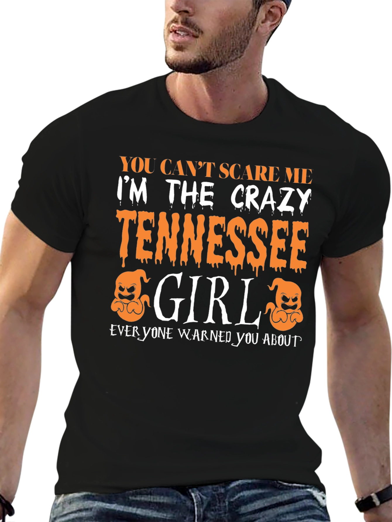 Crazy Tennessee Girl Halloween T-Shirt