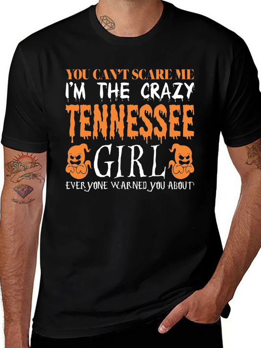 Crazy Tennessee Girl Halloween T-Shirt