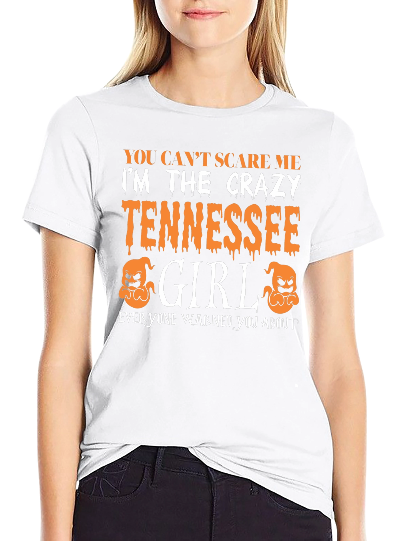 Crazy Tennessee Girl Halloween T-Shirt
