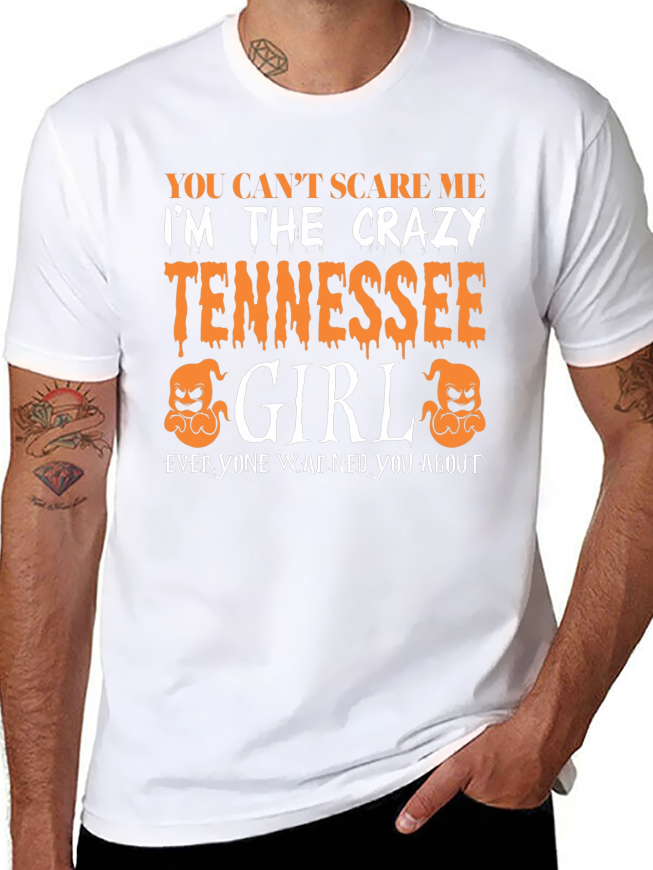 Crazy Tennessee Girl Halloween T-Shirt