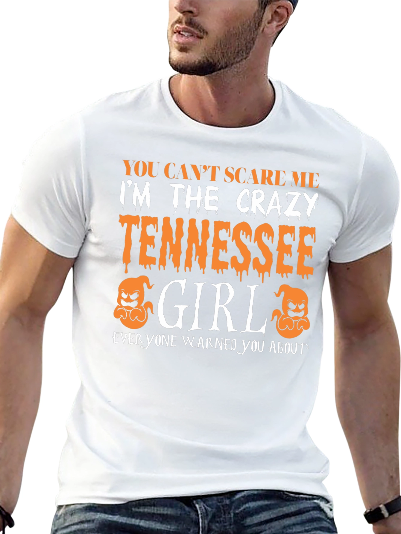Crazy Tennessee Girl Halloween T-Shirt