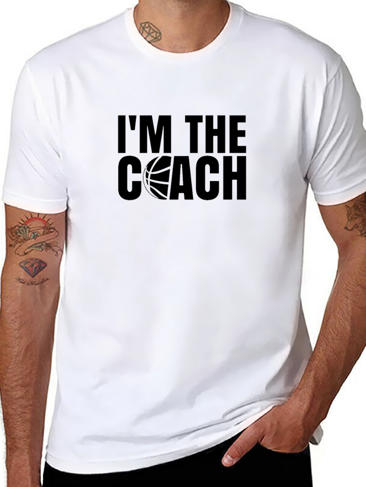 Im the Coach Basketball Graphic Tee
