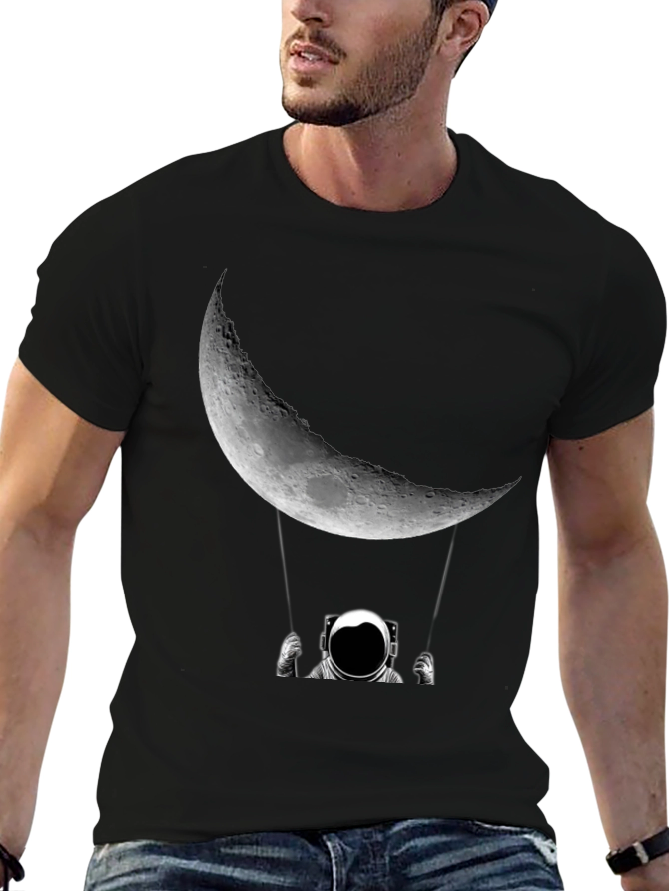 Astronaut Moon Swing Graphic Tee