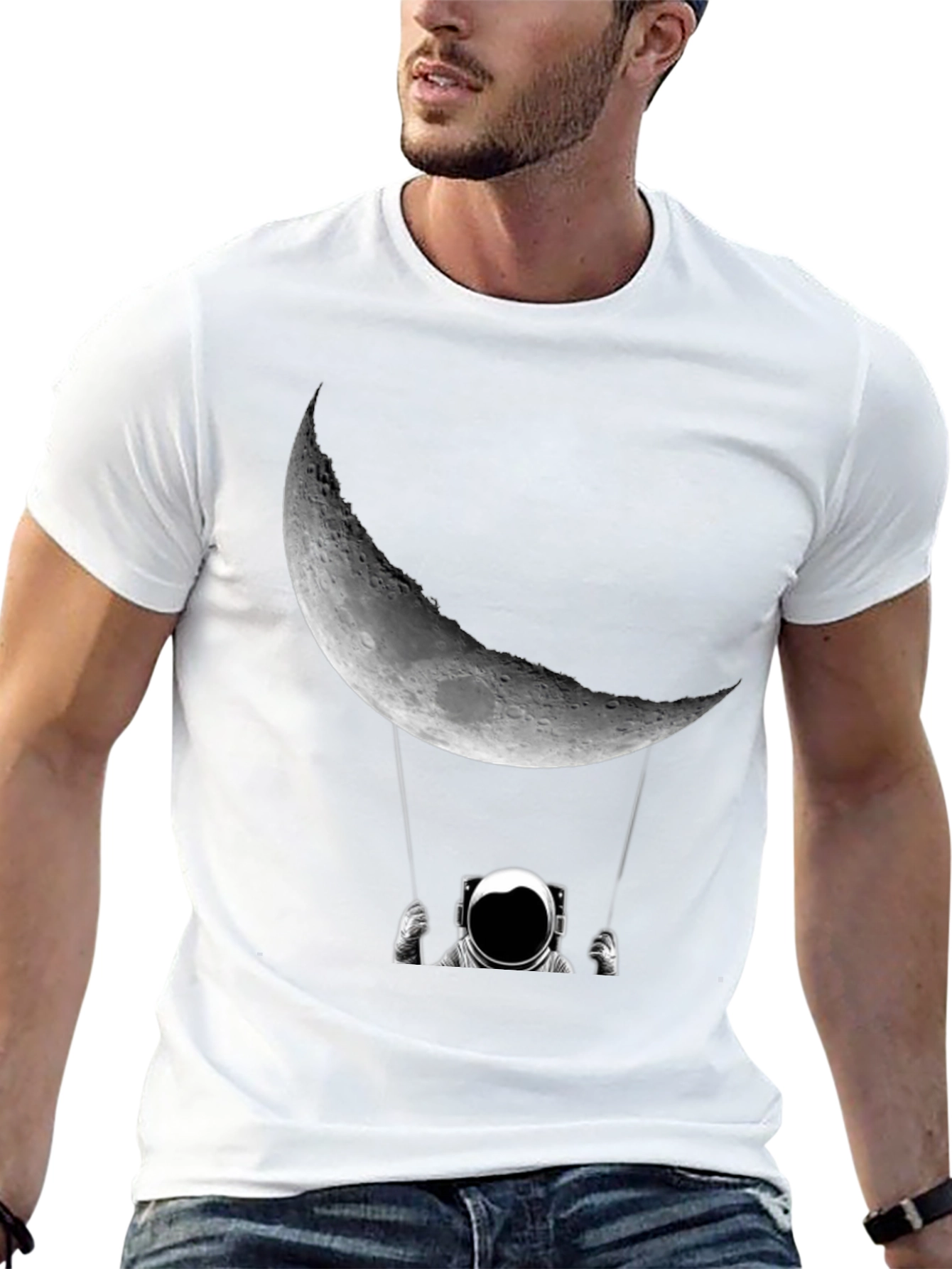 Astronaut Moon Swing Graphic Tee