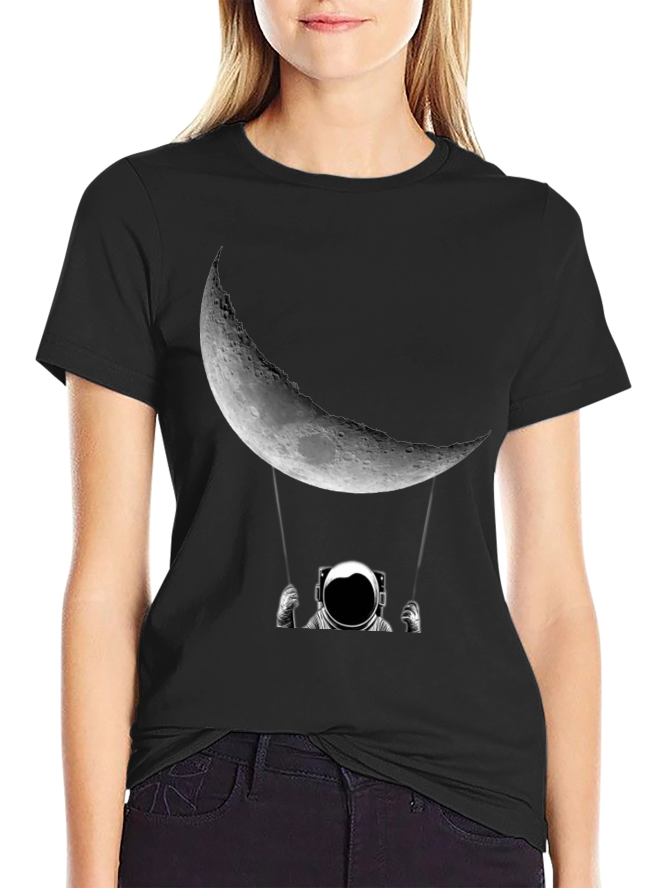 Astronaut Moon Swing Graphic Tee