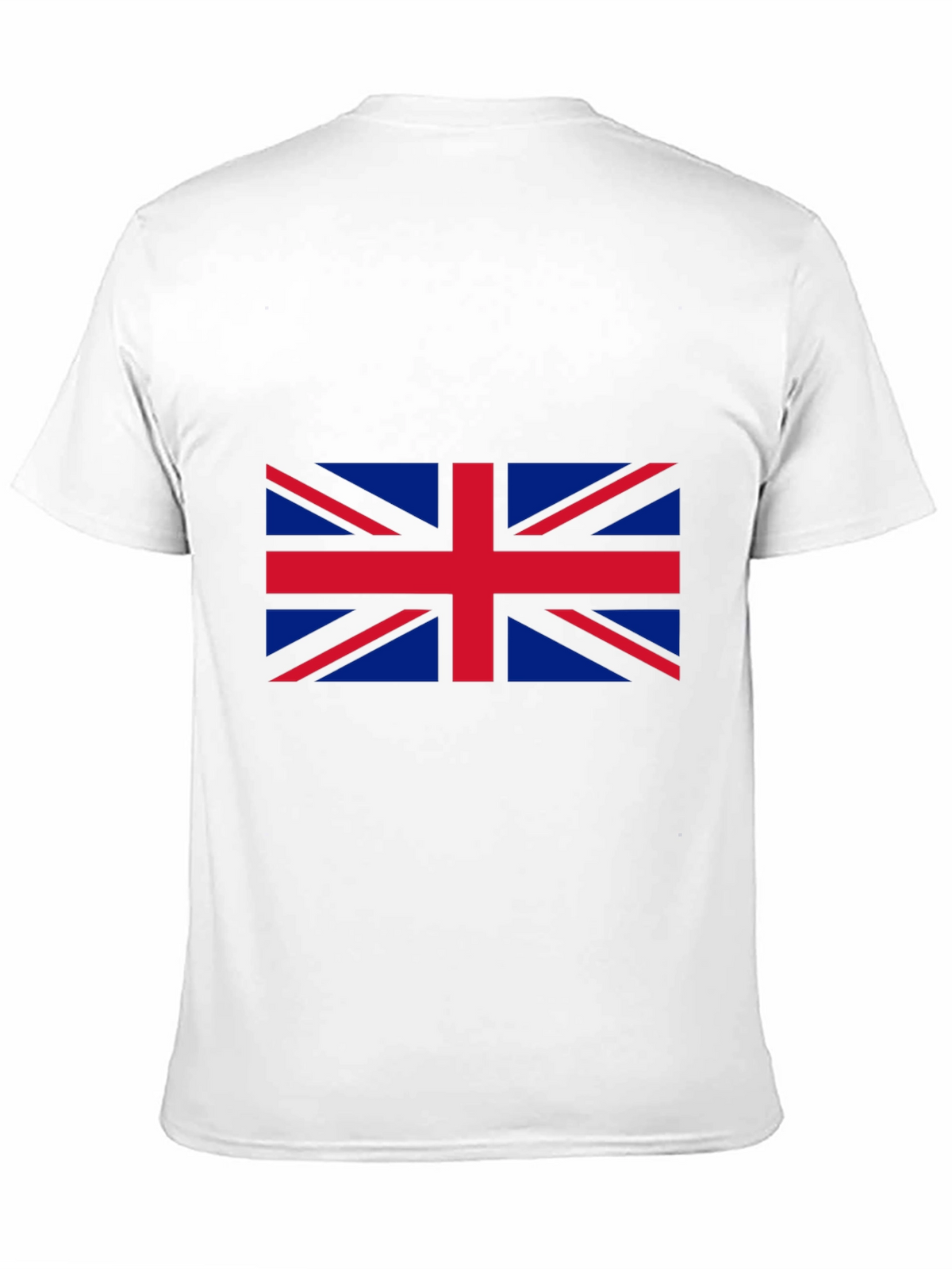 Union Jack Graphic Tee - Black Cotton T-Shirt