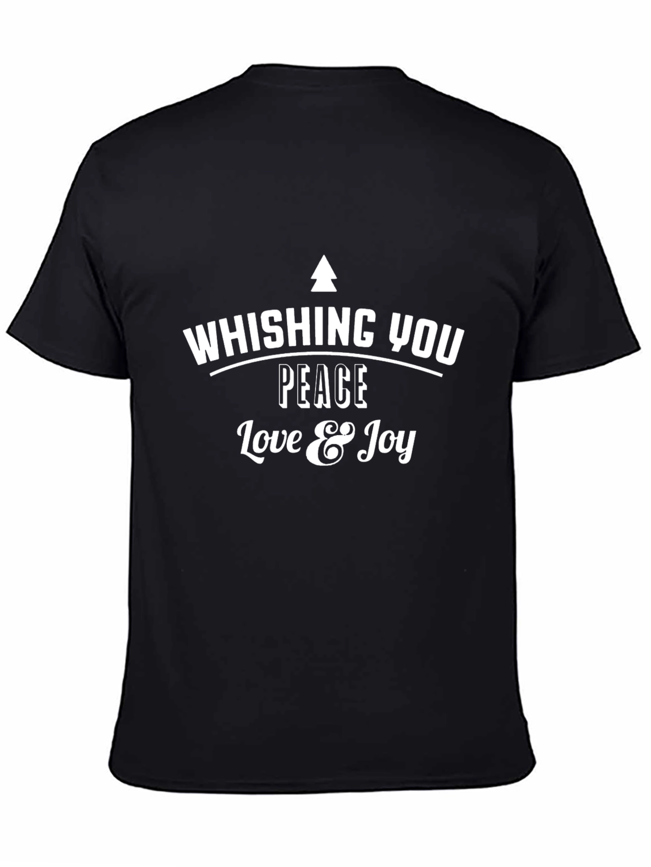 Whishing You Peace Love & Joy Christmas T-Shirt