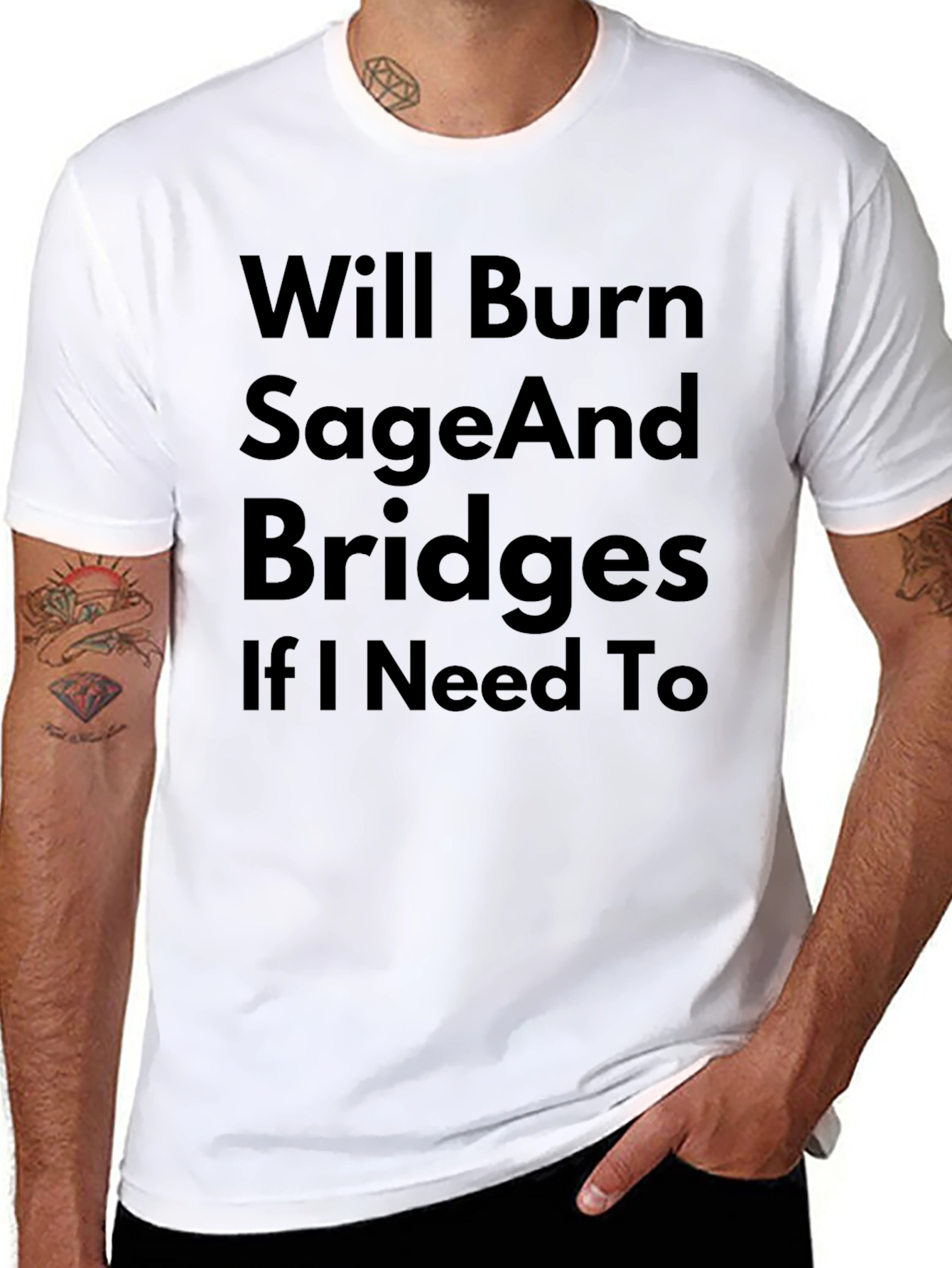 Will Burn Sage and Bridges Graphic Tee