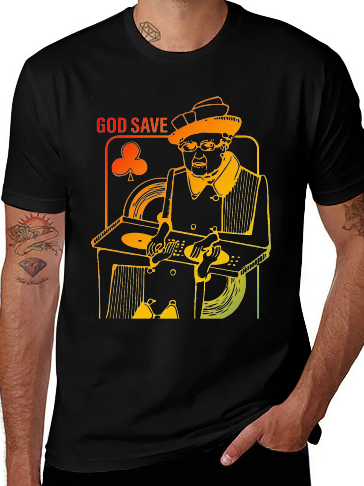 God Save the Queen DJ T-Shirt