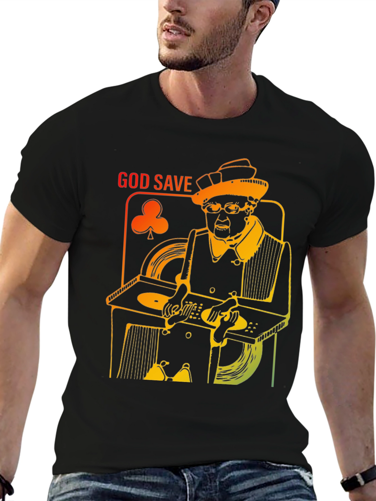 God Save the Queen DJ T-Shirt