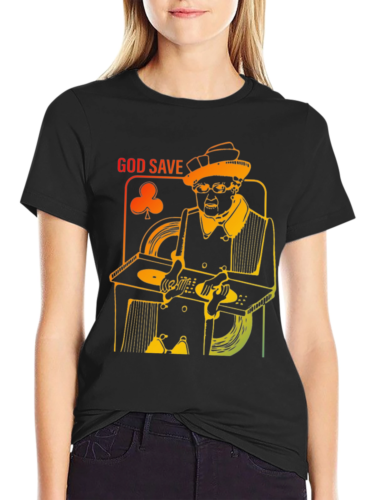 God Save the Queen DJ T-Shirt