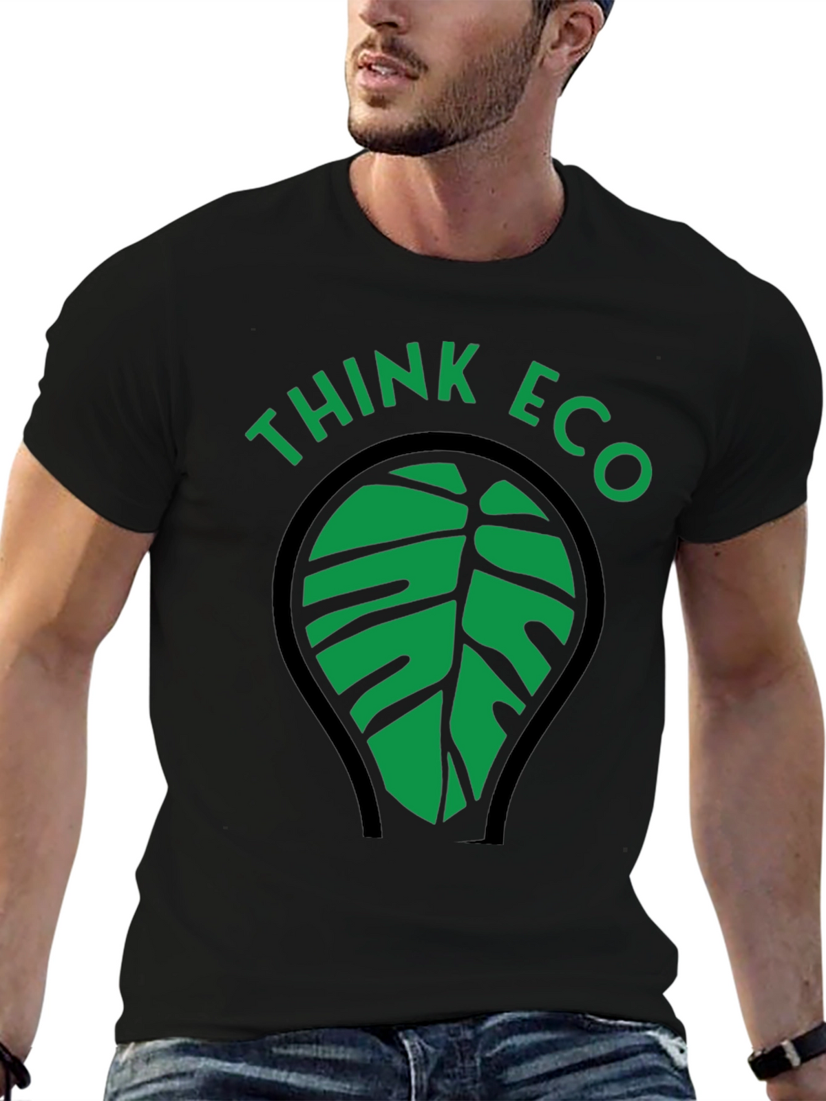 Think Eco Black T-Shirt