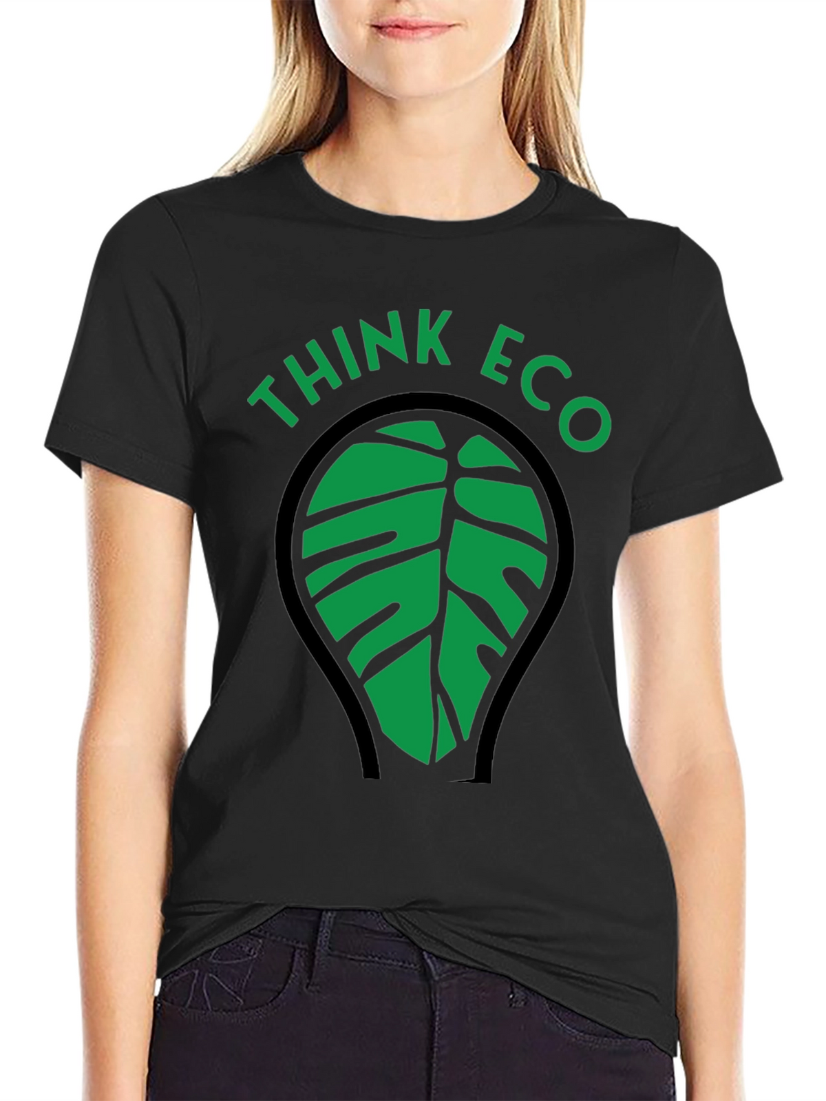 Think Eco Black T-Shirt