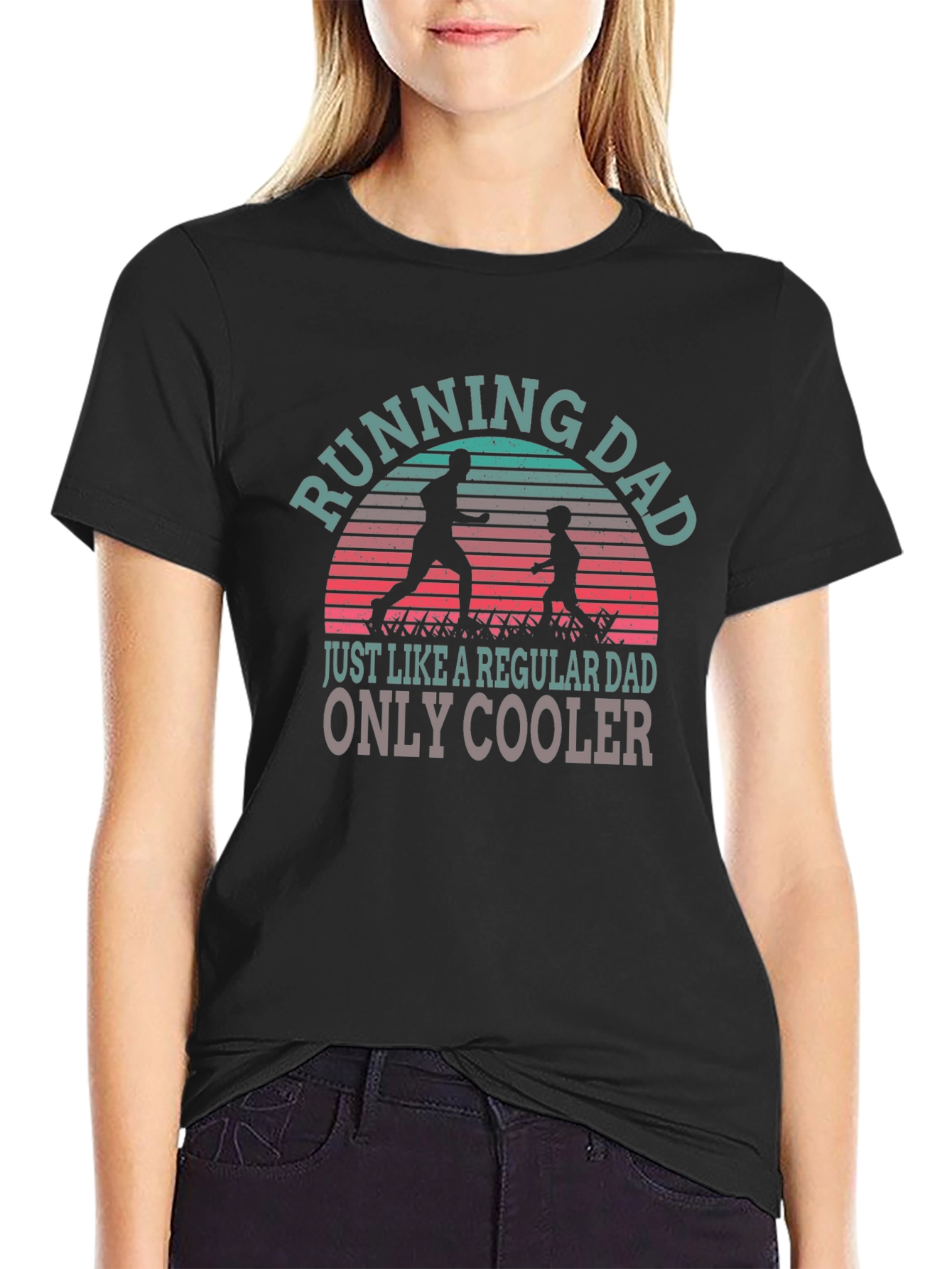 Running Dad T-Shirt - Cool Fathers Day Gift