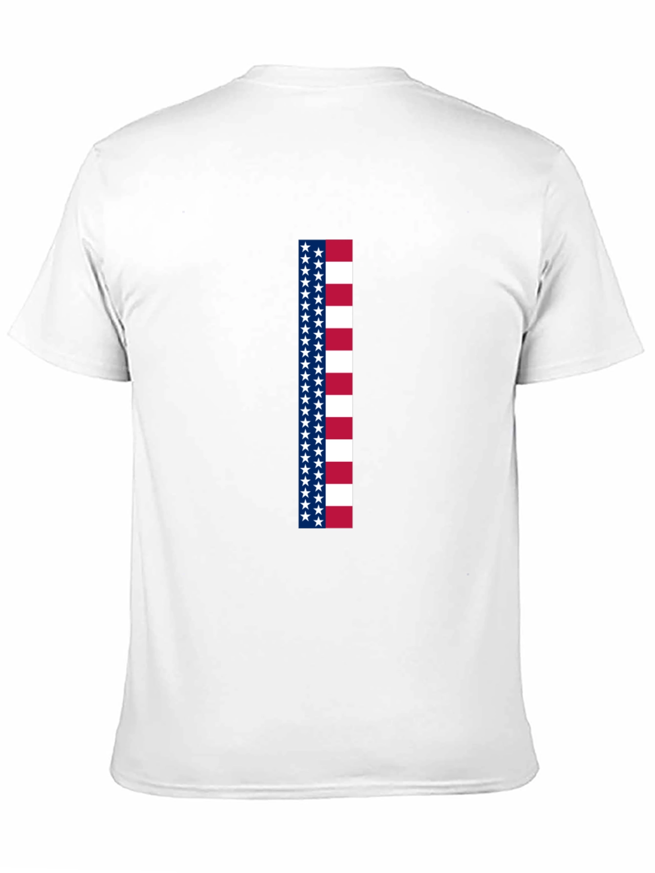 American Flag Stripe Graphic Tee
