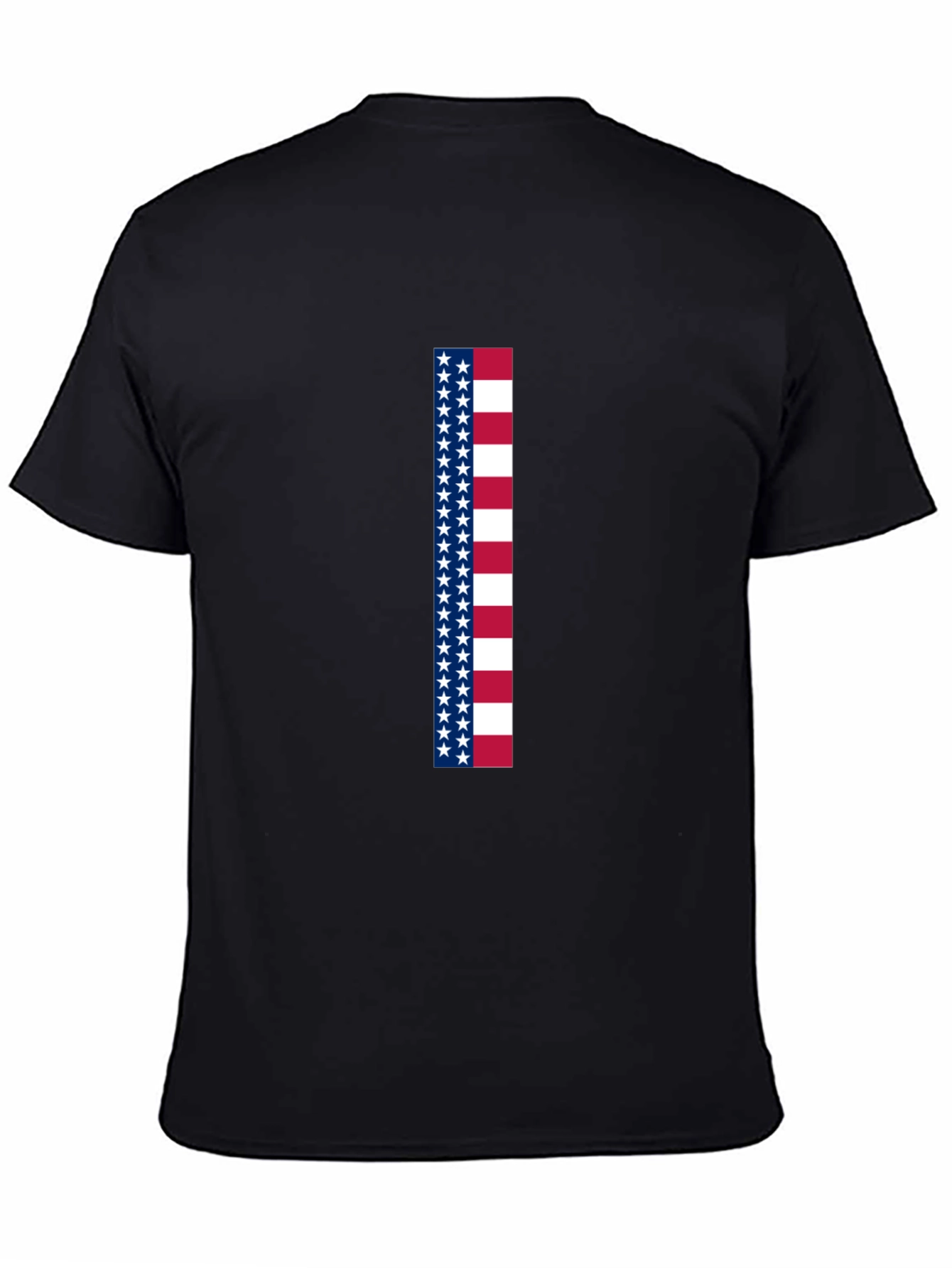 American Flag Stripe Graphic Tee