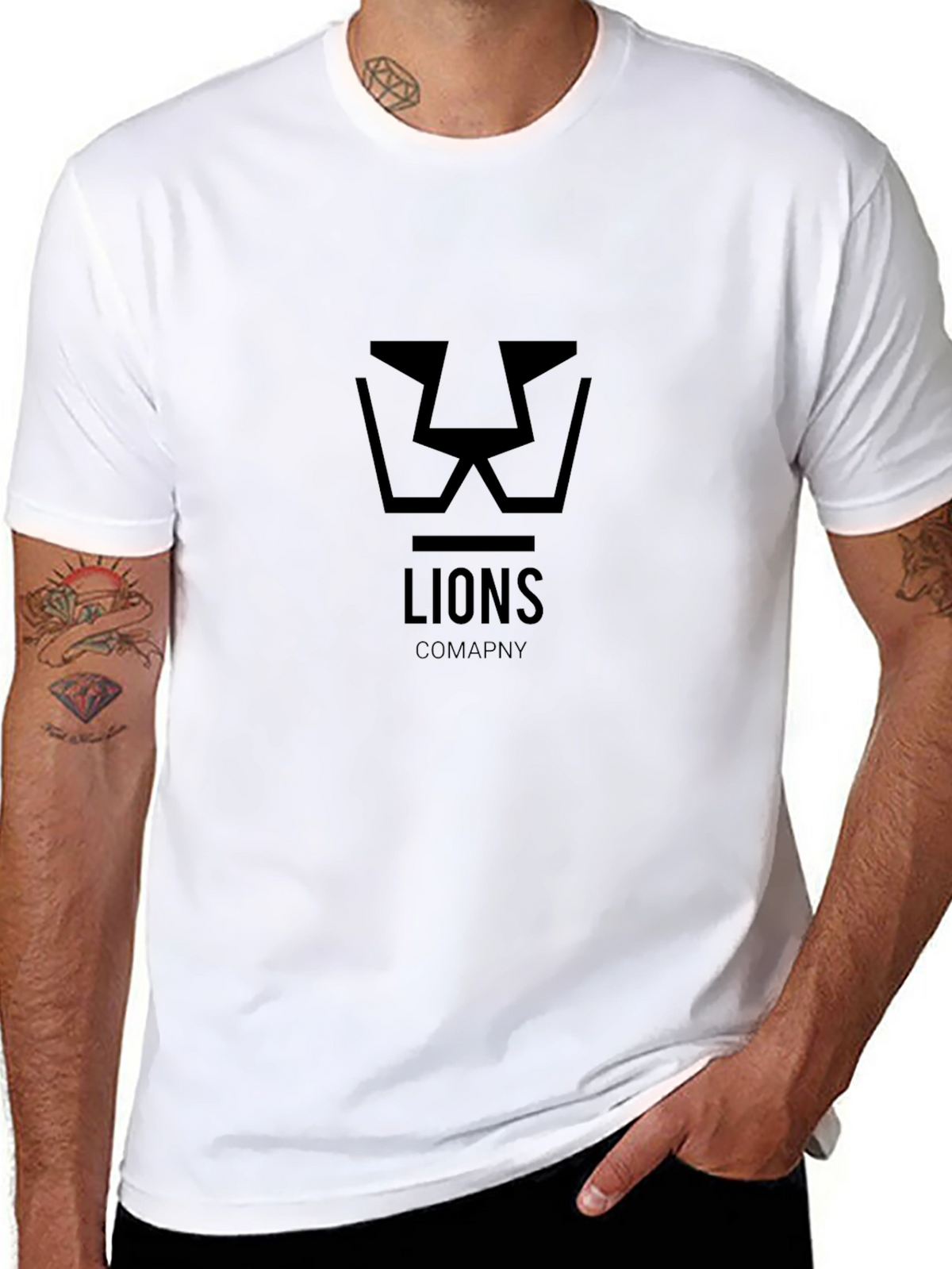Lions Company Black T-Shirt