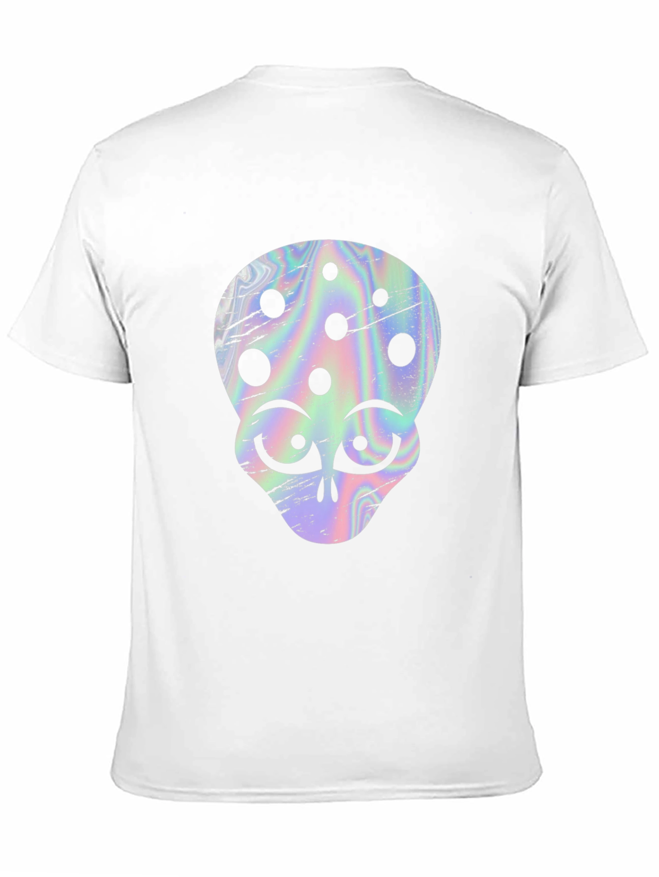 Retro Alien Head Graphic T-Shirt