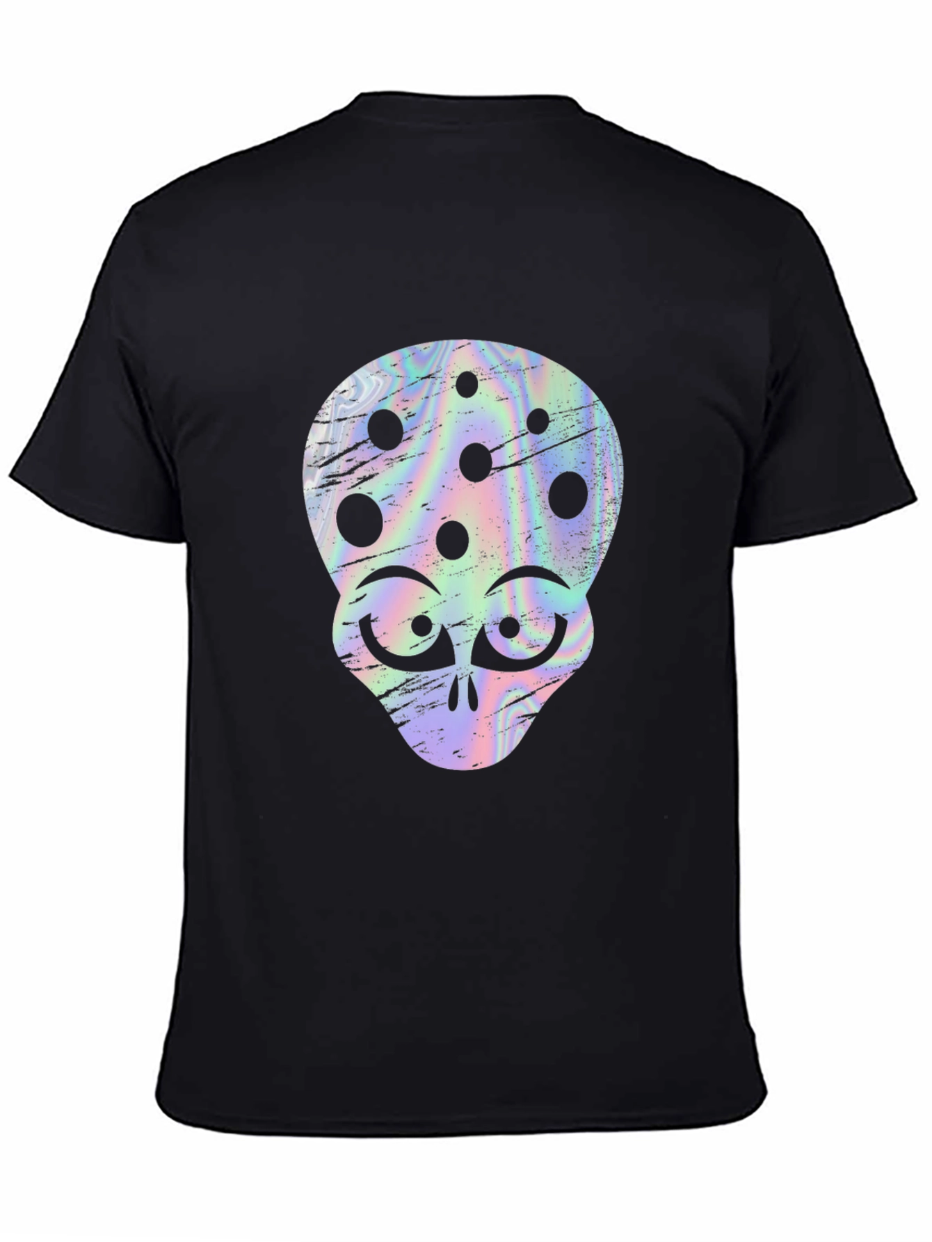 Retro Alien Head Graphic T-Shirt