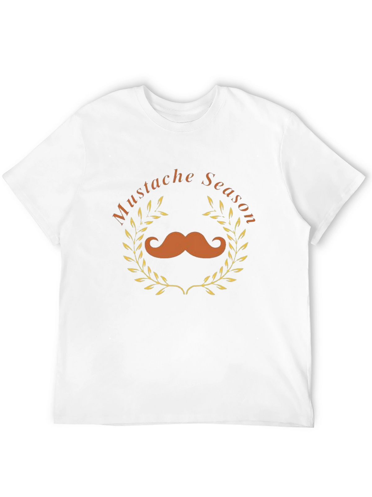 Mustache Season Graphic Tee - Black