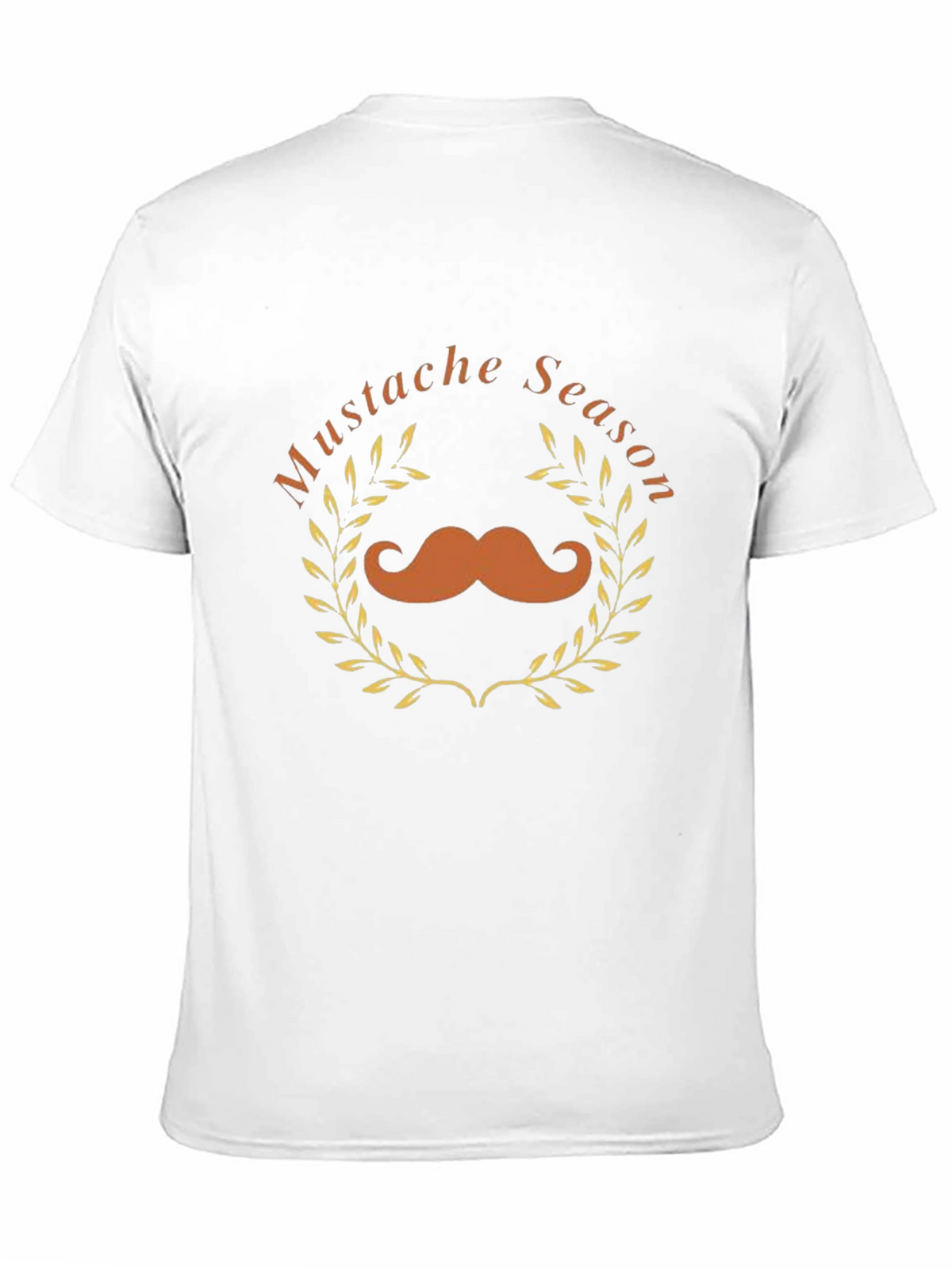 Mustache Season Graphic Tee - Black